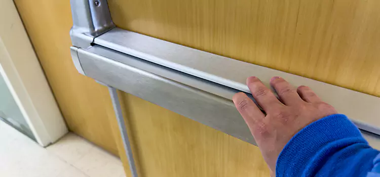Installing a Push Bar on a Door Chowchilla